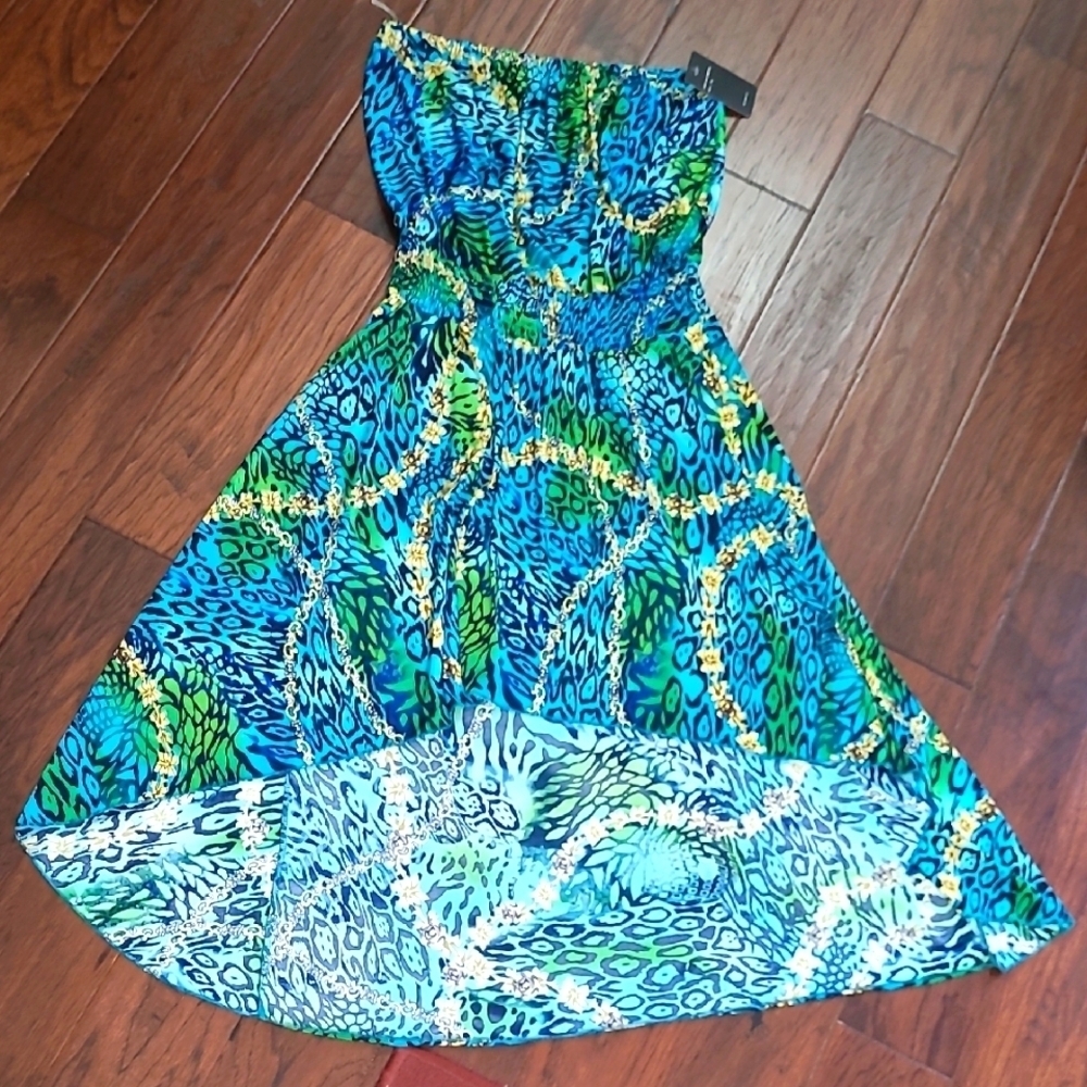 NWT Just Love strapless high-low dress size 1X
